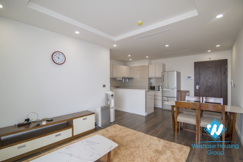 Two bedroom apartment with lake view for rent at HDI 55 Le Dai Hanh building